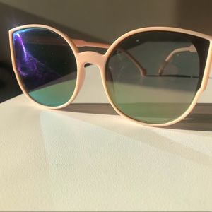 Baby pink super cute shades sunglasses